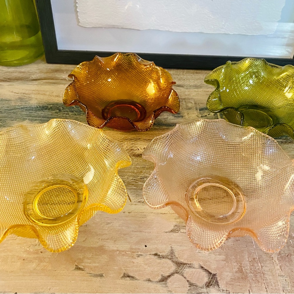 Set of 4 Vintage Trinket Dishes